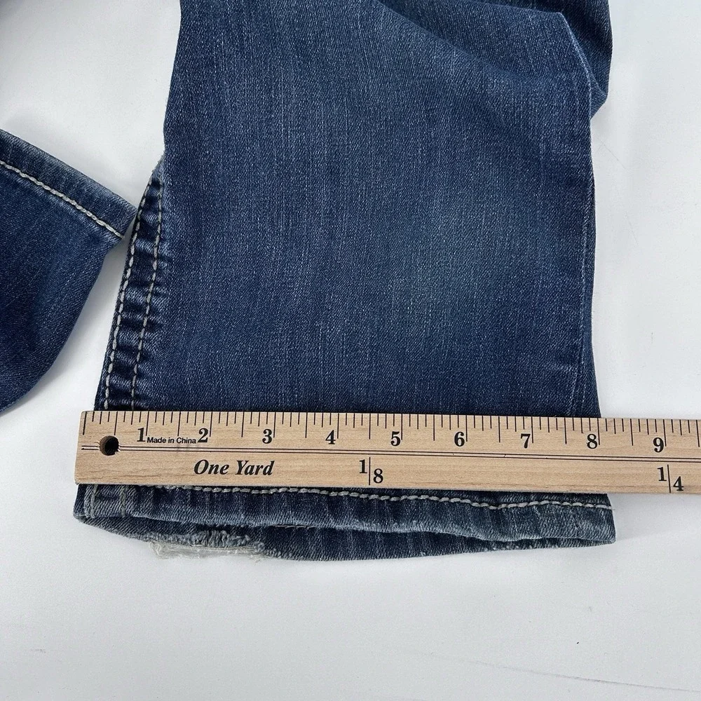 BKE Payton Low Rise Bootcut‎ Jeans Womens 30x33.5 Y2K Buckle Denim Flare Leg
